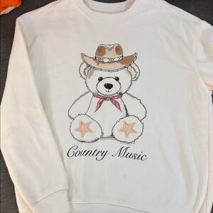 Zoe + Liv Cozy White Sweatshirt